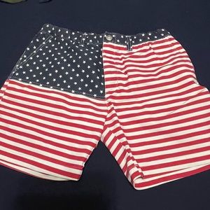 Chubbies The ‘Mericas American Flag golf shorts - Sz Large